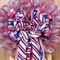 4 Rolls Patriotic Wired Ribbon – 2.5" x 20 Yards Total, Red, White & Blue Star, Stripe & Plaid Ribbon for 4th of July, Independence Day, Memorial Day, and America 250th Anniversary Crafts